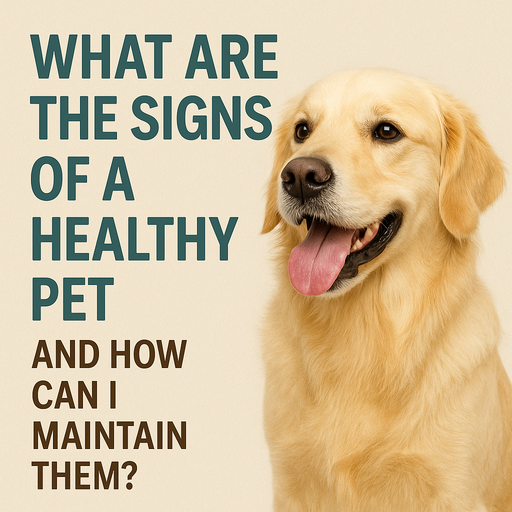 What are the signs of a healthy pet